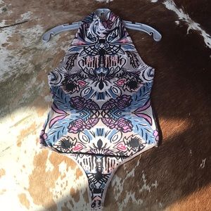 Brand New Free People thong body suit